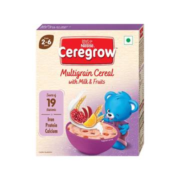 Nestle Ceregrow Multigrain Baby Cereal with Milk & Fruits (2 - 6 years)
